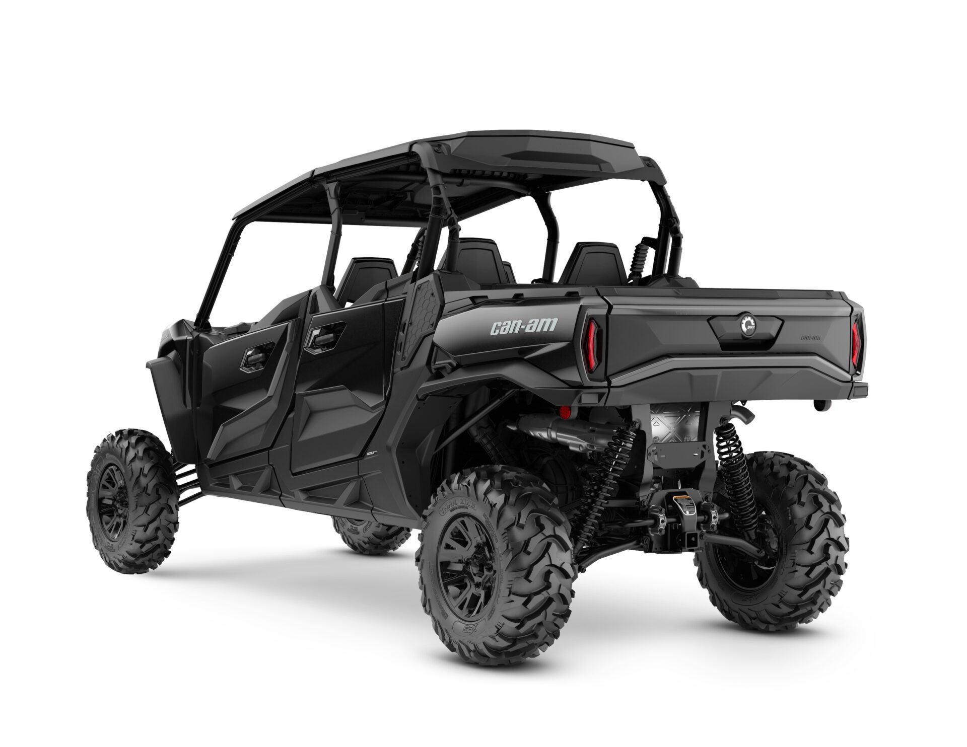 Commander MAX XT 1000R Model Shown from the back side in Triple Black.