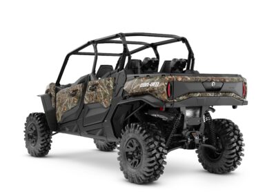 Commander MAX X mr 1000R Model Shown from the back side in Wildland Camo.