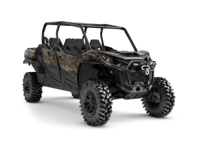 Commander MAX X mr 1000R Model Shown from the front side in Wildland Camo.