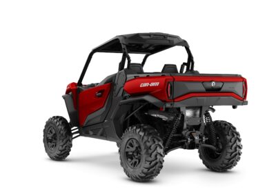 Commander XT 1000R Model Shown from the back side in Fiery Red.