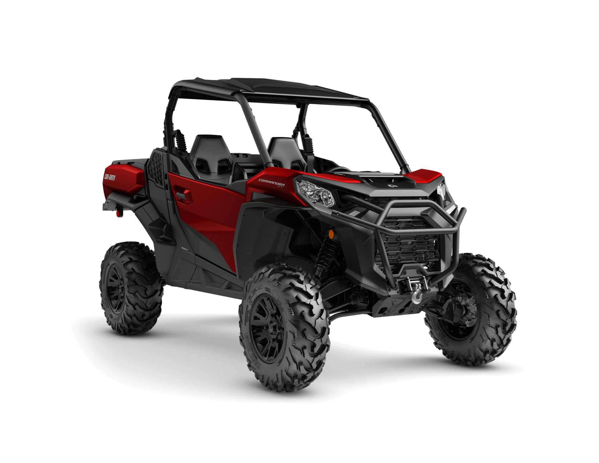 Commander XT 1000R Model Shown from the front side in Fiery Red.