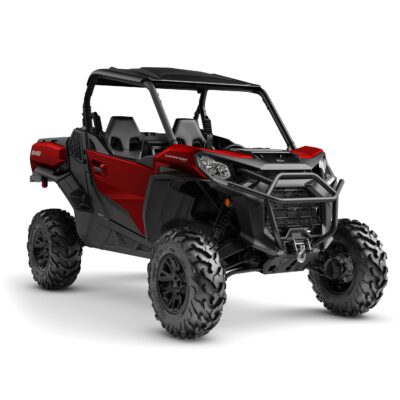 Commander XT 1000R Model Shown from the front side in Fiery Red.