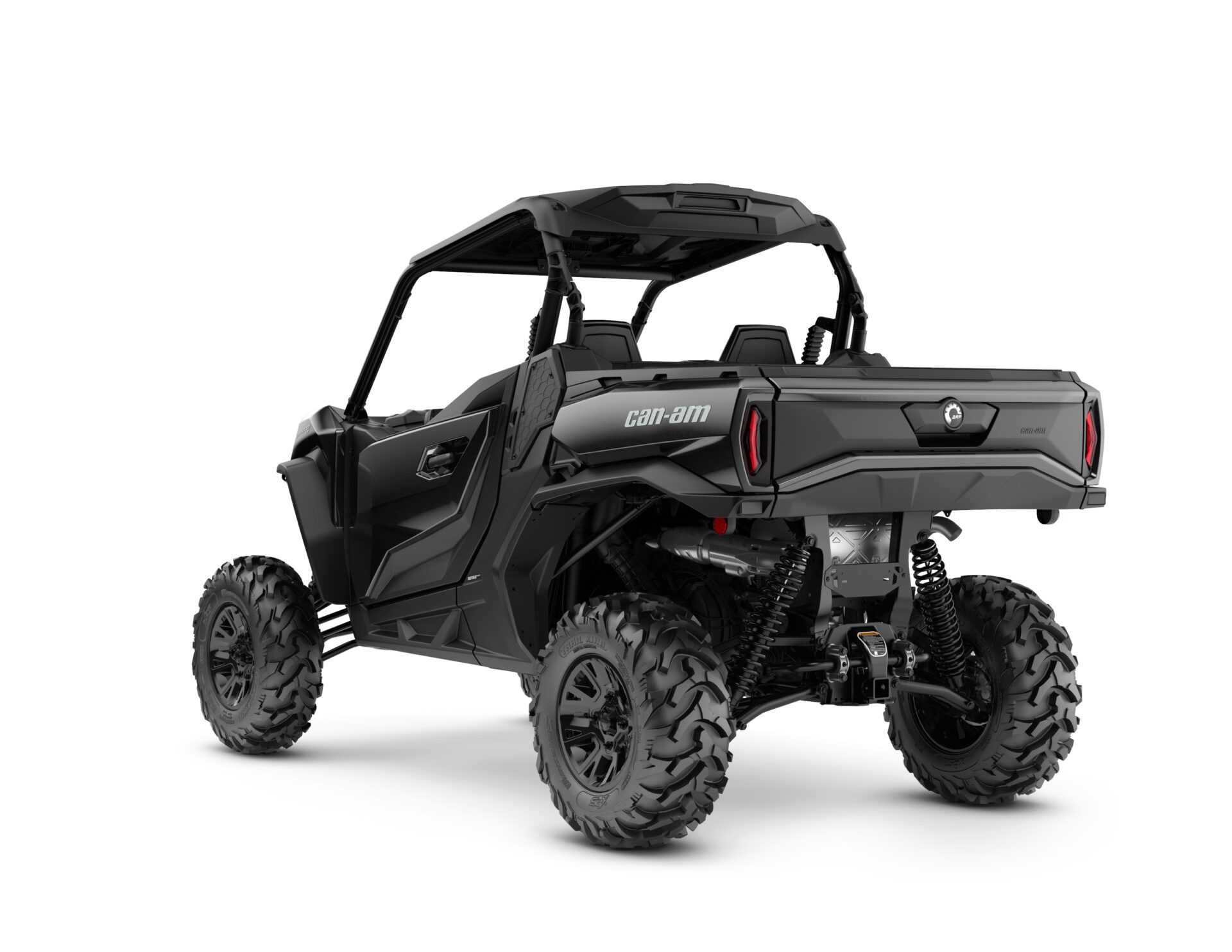 Commander XT 1000R Model Shown from the back side in Triple Black.