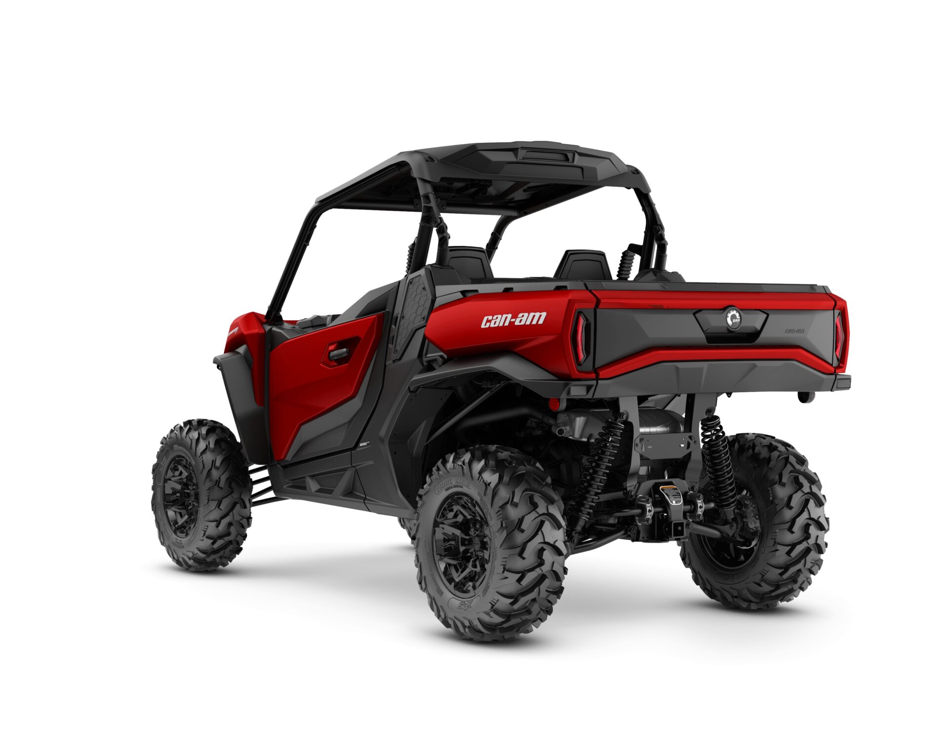 Commander XT 700 Model Shown from the back side in Fiery Red.