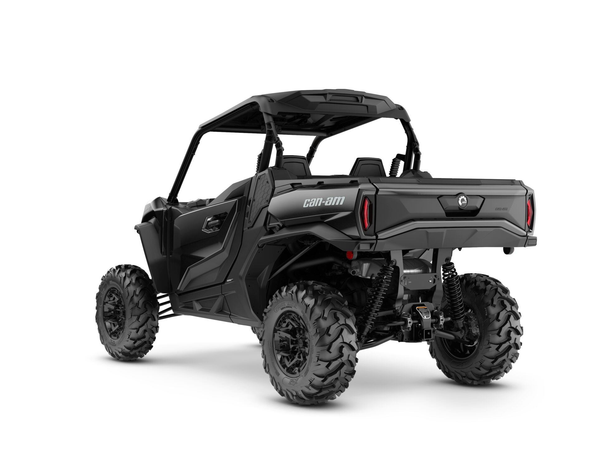 Commander XT 700 Model Shown from the back side in Triple Black.