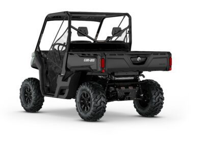 New Can-Am Defender DPS HD10 Model Shown from the back side in Compass Green.