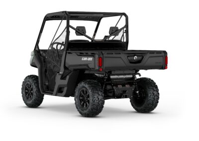 New Can-Am Defender DPS HD9 Model Shown from the rear side in Compass Green.