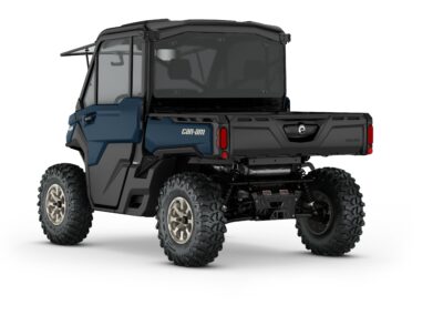 Defender Limited HD10 Model Shown from the back side in Dusty Navy.