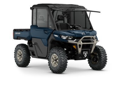 Defender Limited HD10 Model Shown from the front side in Dusty Navy.