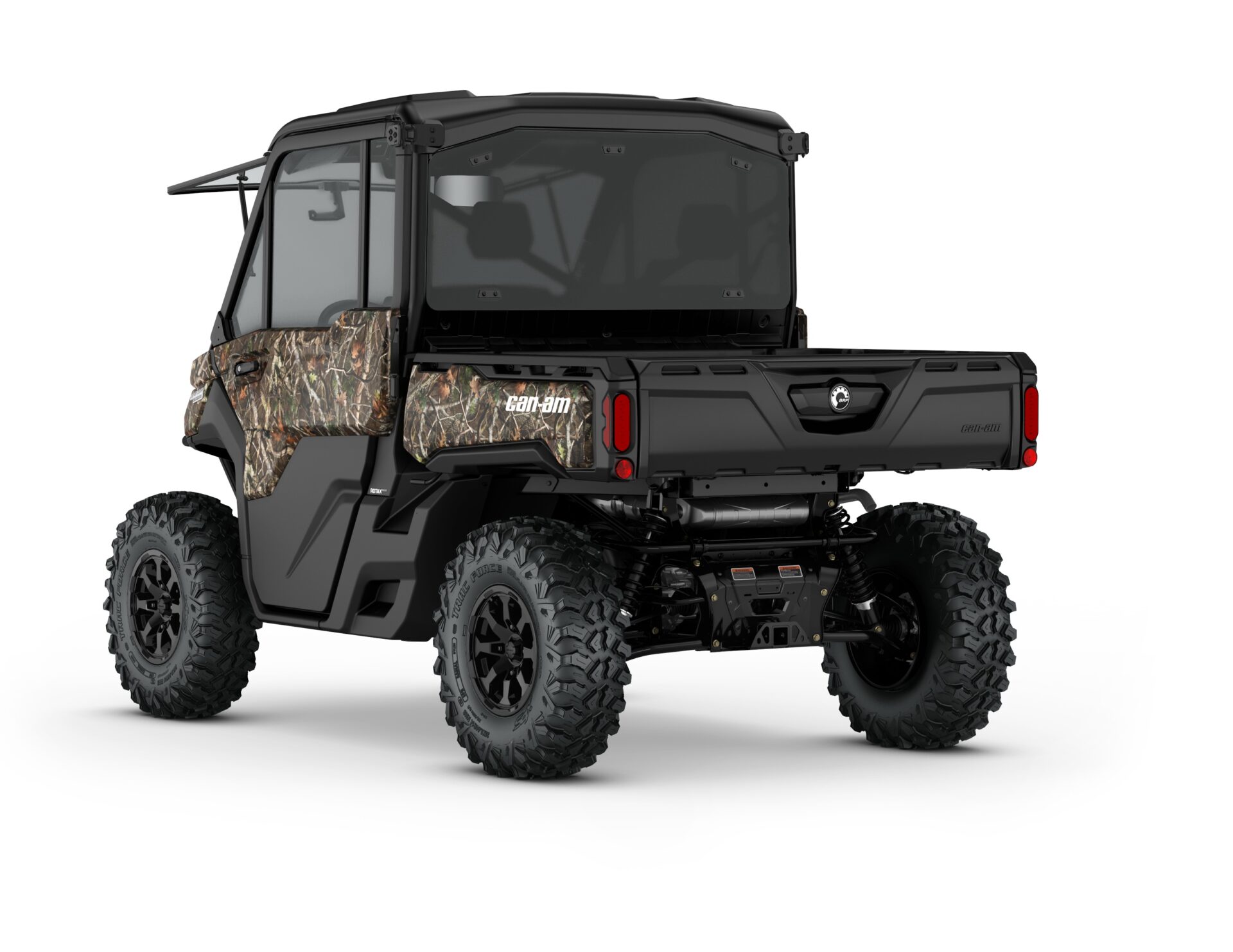 Defender Limited HD10 Model Shown from the back side in Wildland Camo.