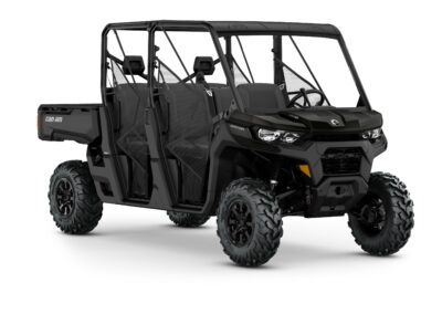 Defender MAX DPS HD10 Model Shown from the front side in Stealth Black.