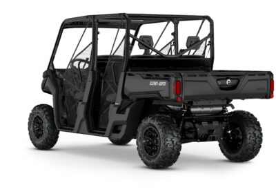 Defender MAX DPS HD9 Model Shown from the back side in Stealth Black.