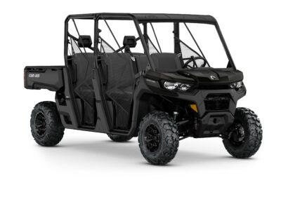 Defender MAX DPS HD9 Model Shown from the front side in Stealth Black.