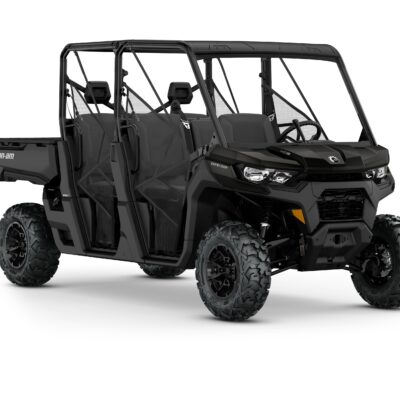 Defender MAX DPS HD9 Model Shown from the front side in Stealth Black.