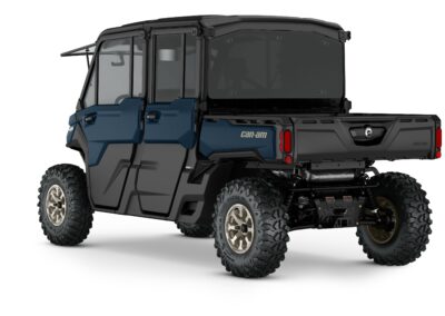 Defender MAX Limited HD10 Model Shown from the back side in Dusty Navy.