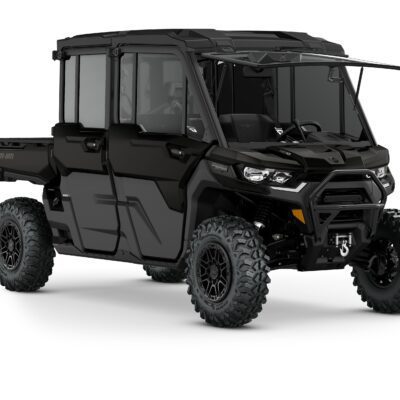 Defender MAX Lone Star Edition HD10 CAB Model Shown from the front side in Stealth Black.