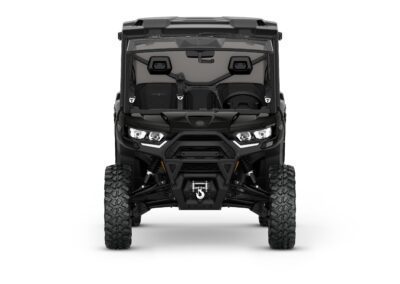 Defender MAX Lone Star Edition HD10 CAB Model Shown from the front in Stealth Black.