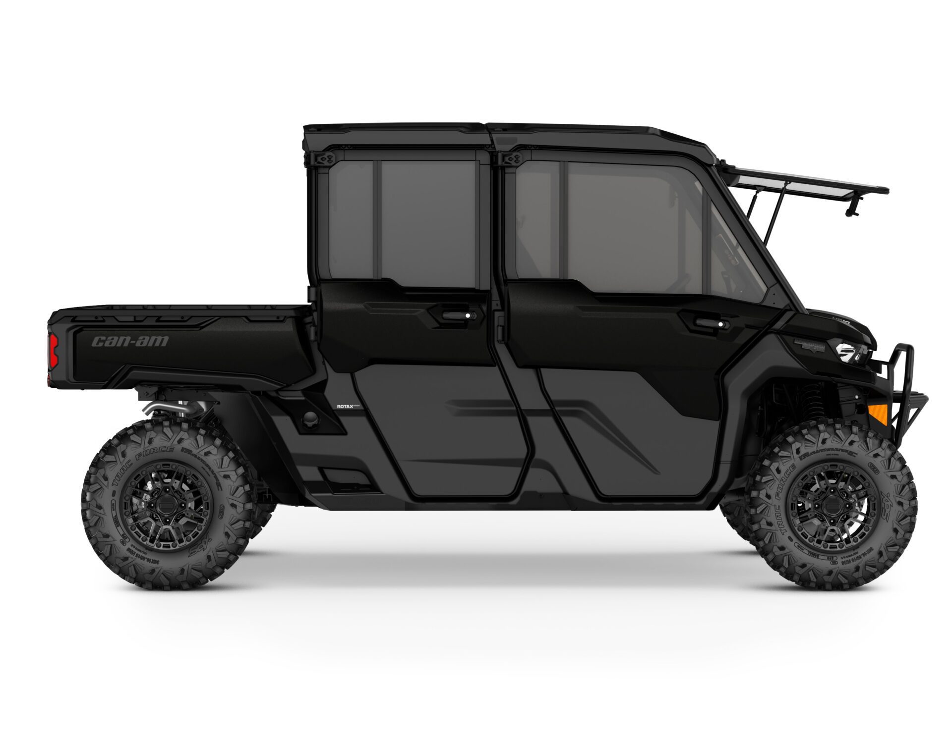 Defender MAX Lone Star Edition HD10 CAB Model Shown from the side in Stealth Black.