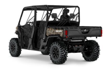 Defender MAX X mr (Xmr) HD10 Model Shown from the back side in Wildland Camo.