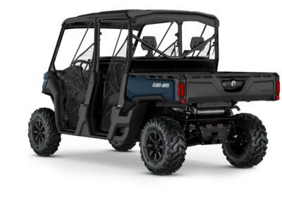 Defender MAX XT HD10 Model Shown from the back side in Dusty Navy.