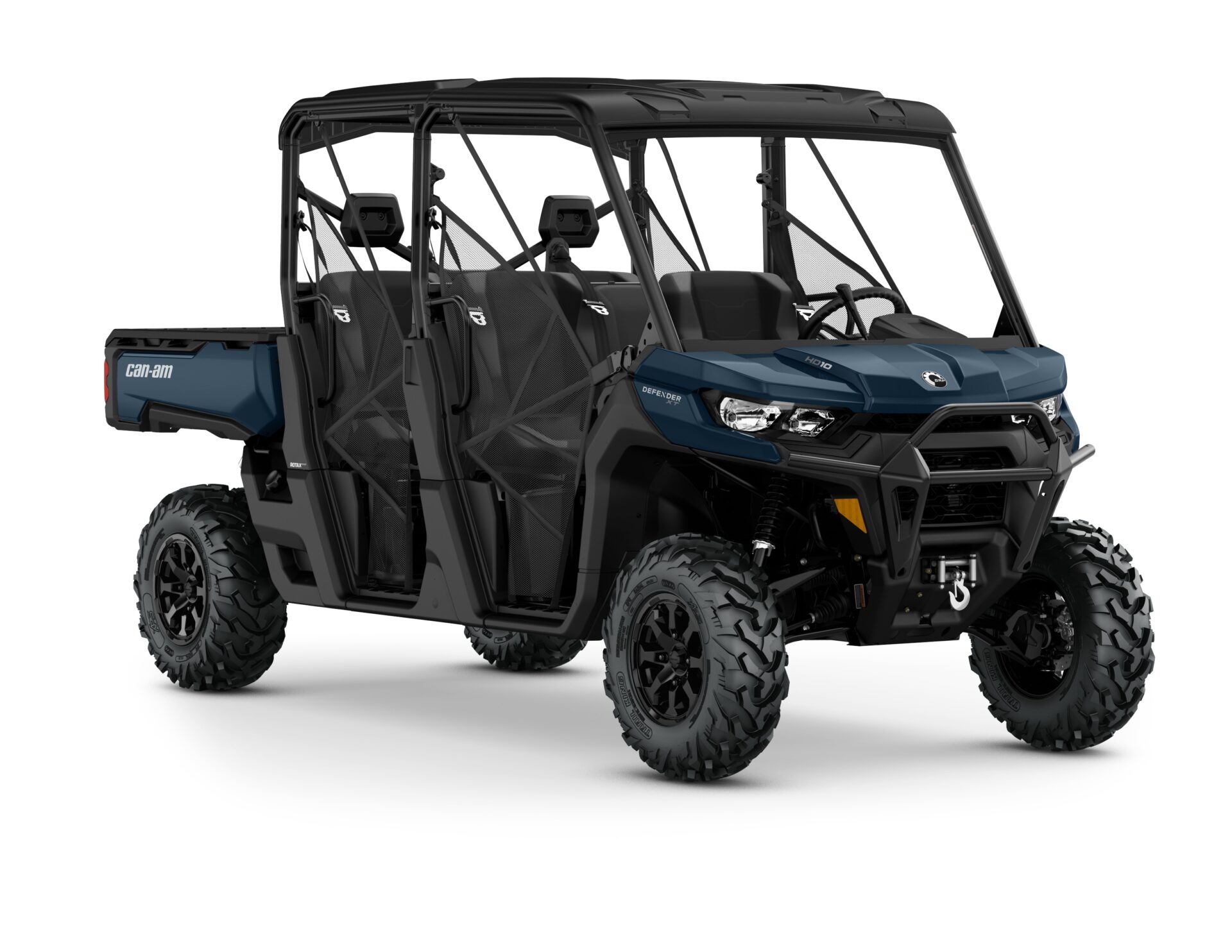 Defender MAX XT HD10 Model Shown from the front side in Dusty Navy.