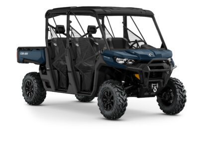 Defender MAX XT HD10 Model Shown from the front side in Dusty Navy.