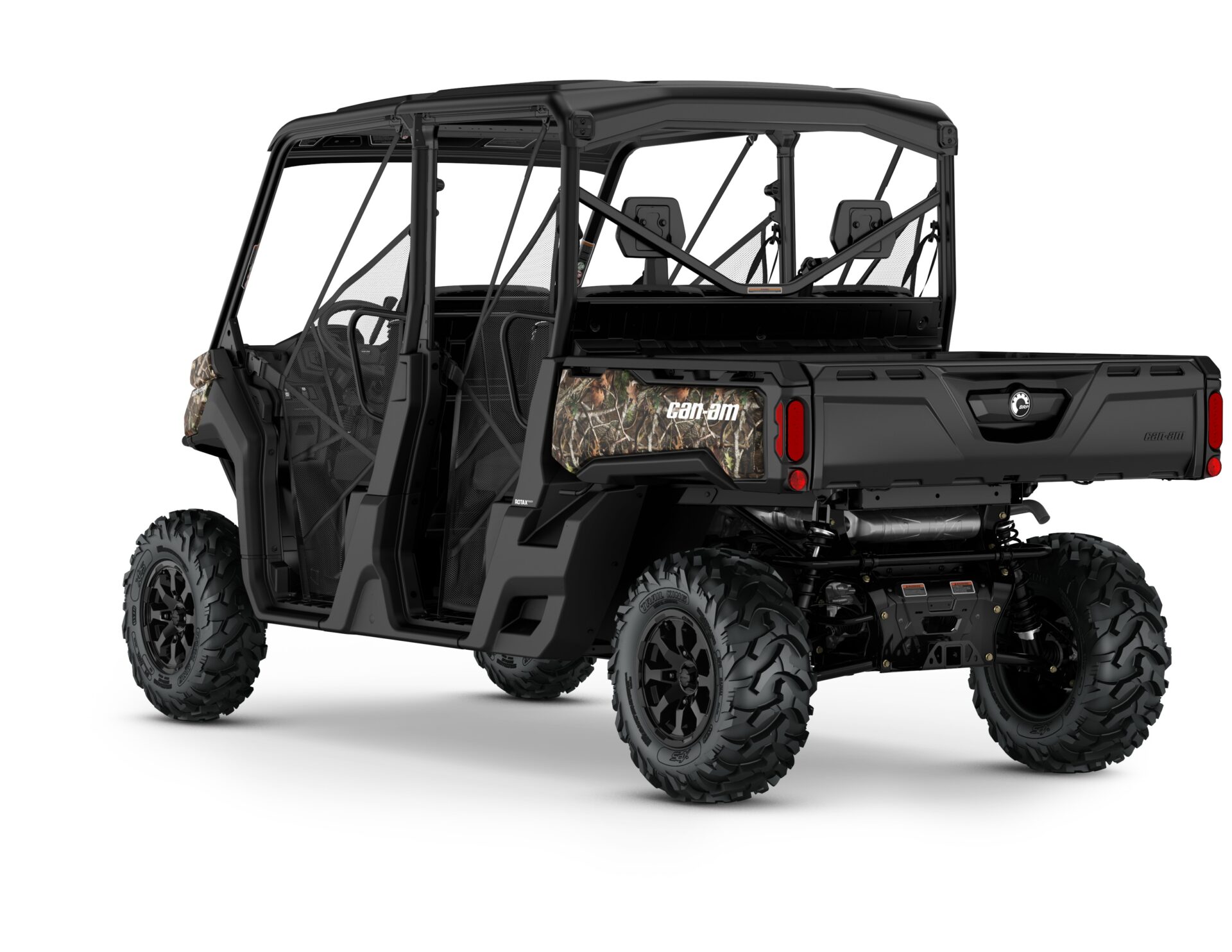 Defender MAX XT HD10 Model Shown from the back side in Wildland Camo.