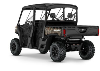 Defender MAX XT HD10 Model Shown from the back side in Wildland Camo.