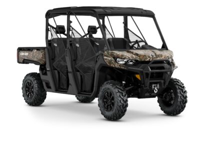 Defender MAX XT HD10 Model Shown from the front side in Wildland Camo.