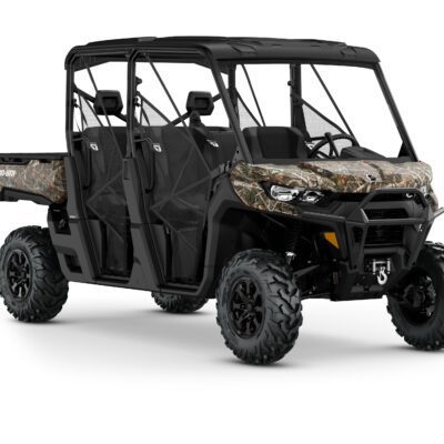 Defender MAX XT HD10 Model Shown from the front side in Wildland Camo.