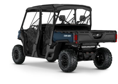 Defender MAX XT HD9 Model Shown from the back side in Dusty Navy.