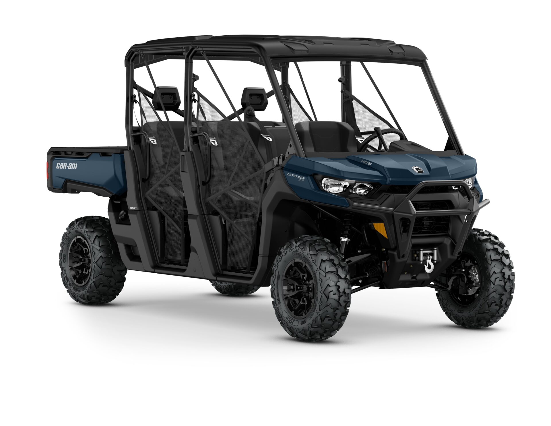 Defender MAX XT HD9 Model Shown from the front side in Dusty Navy.