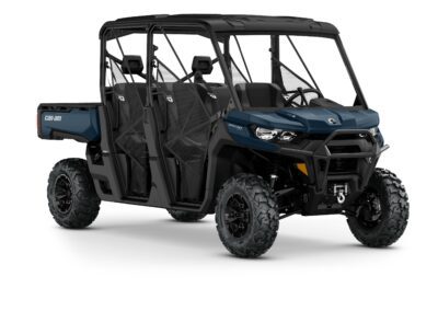 Defender MAX XT HD9 Model Shown from the front side in Dusty Navy.