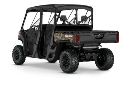 Defender MAX XT HD9 Model Shown from the back side in Wildland Camo.