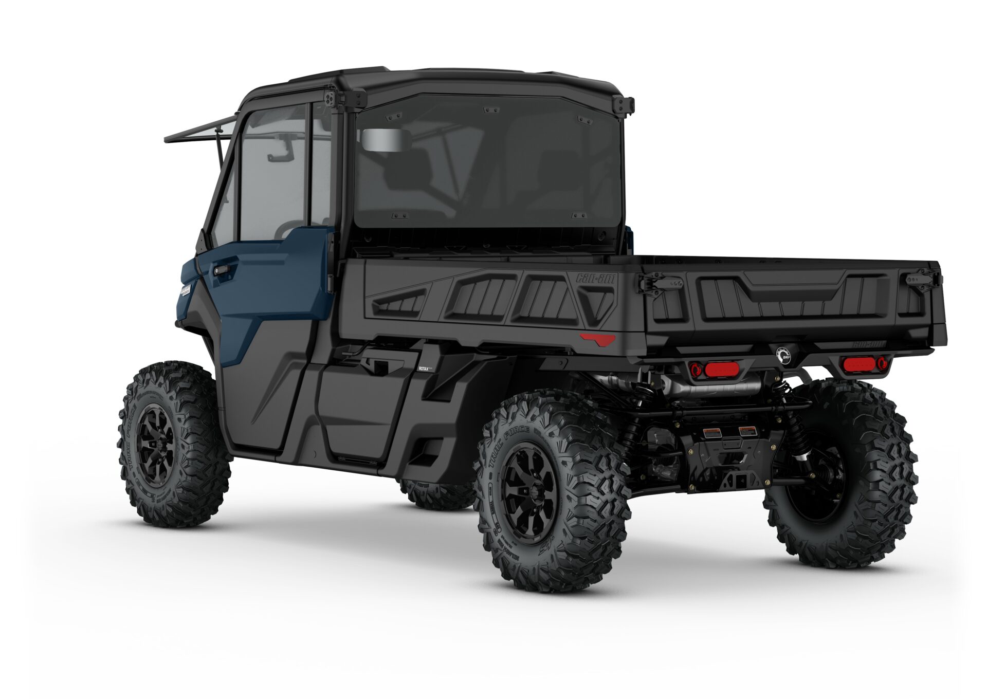 Defender PRO Limited HD10 Model Shown from the back side in Dusty Navy.