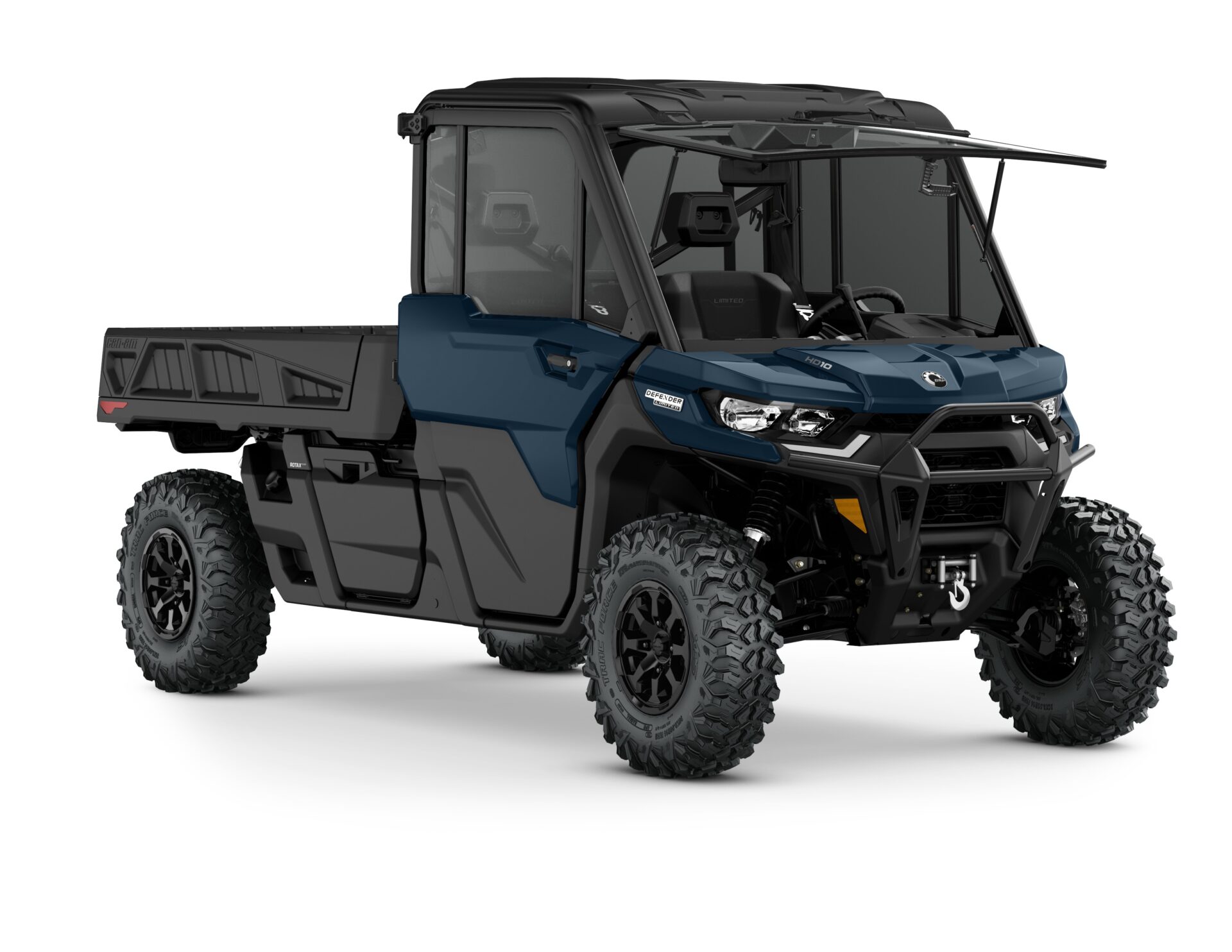 Defender PRO Limited HD10 Model Shown from the front side in Dusty Navy.