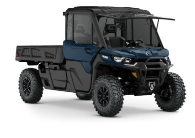 Defender PRO Limited HD10 Model Shown from the front side in Dusty Navy.