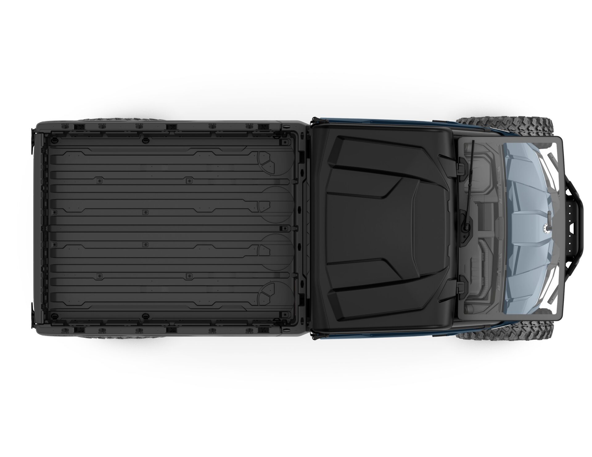 Defender PRO Limited HD10 Model Shown from the top in Dusty Navy.