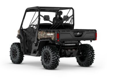 Defender X mr HD10 Model Shown from the back side in Wildland Camo.