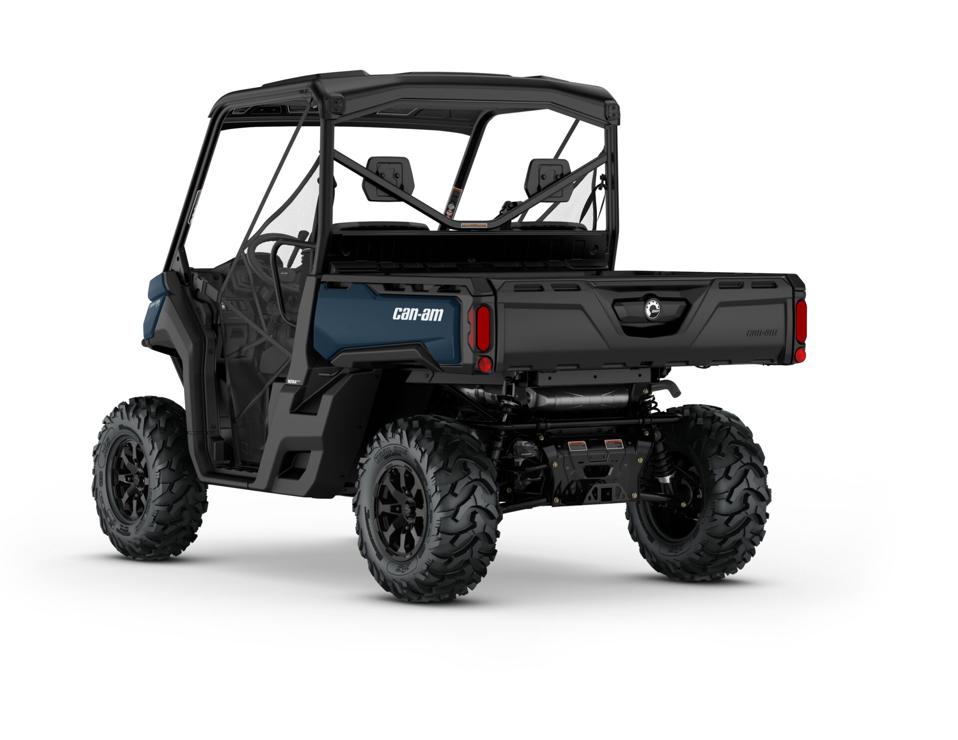 Defender XT HD10 Model Shown from the back side in Dusty Navy.