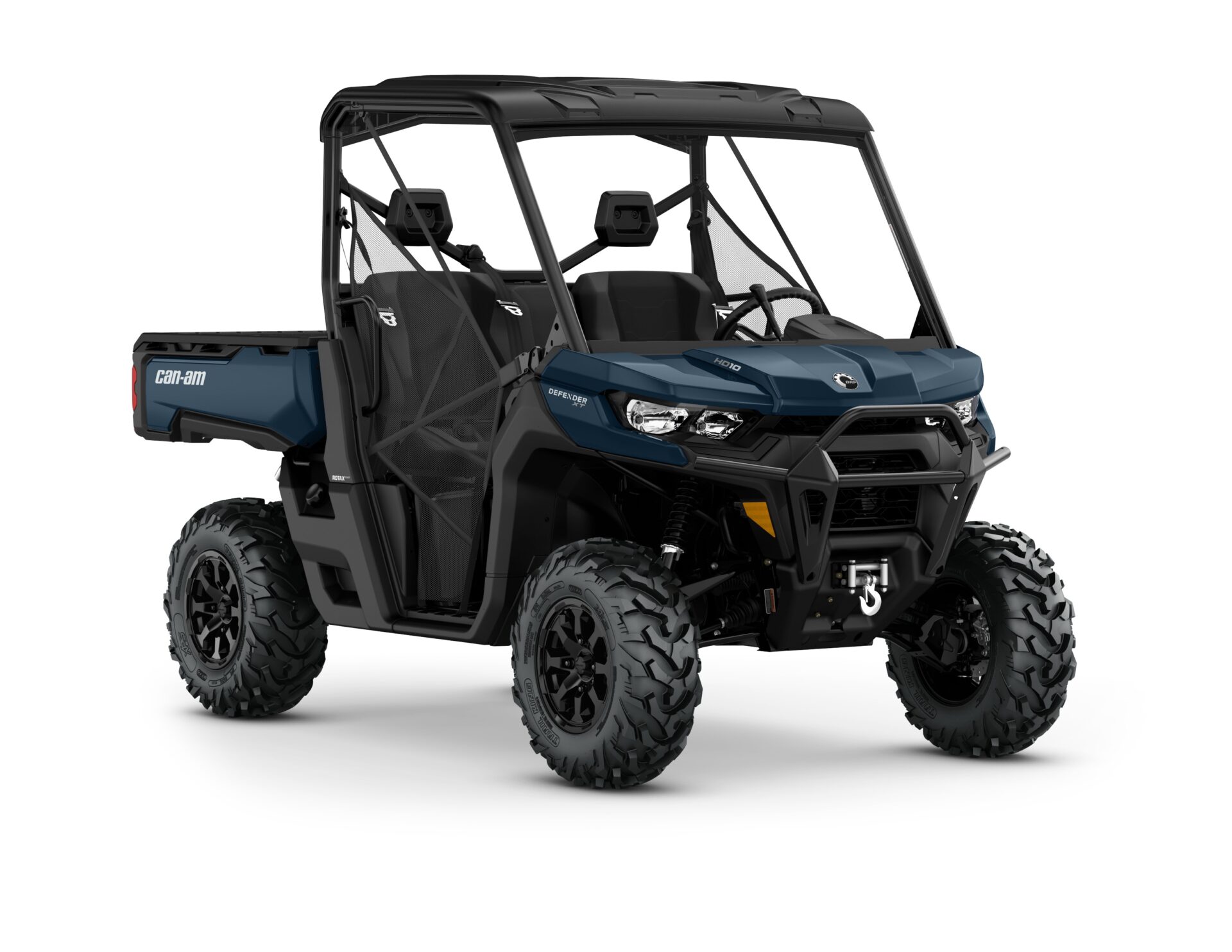 Defender XT HD10 Model Shown from the front side in Dusty Navy.