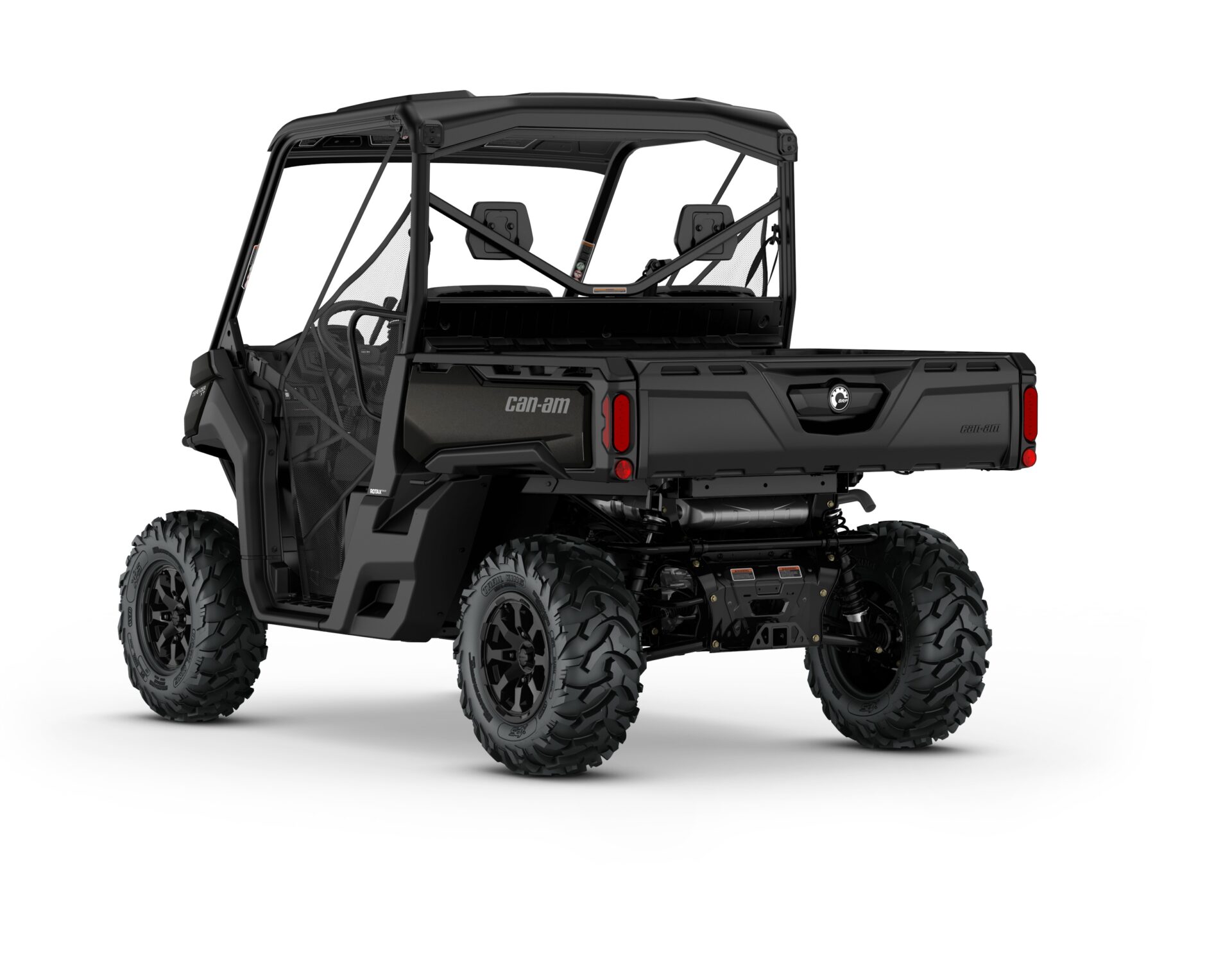 Defender XT HD10 Model Shown from the back side in Stealth Black.