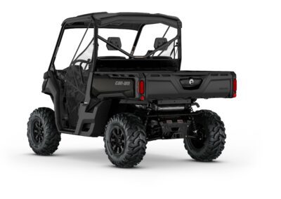 Defender XT HD10 Model Shown from the back side in Stealth Black.