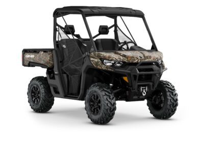 Defender XT HD10 Model Shown from the front side in Wildland Camo.