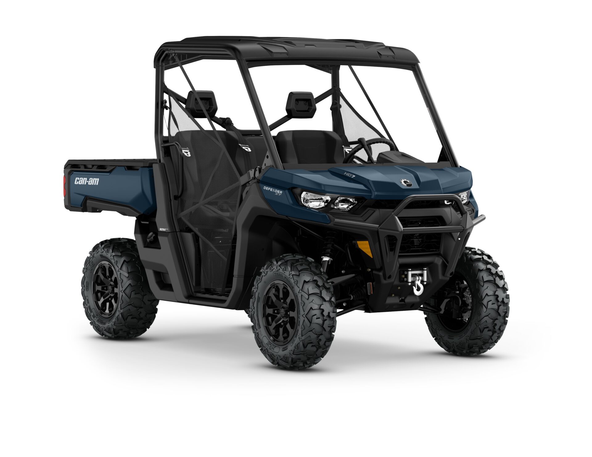 Defender XT HD7 Model Shown from the front side in Dusty Navy.