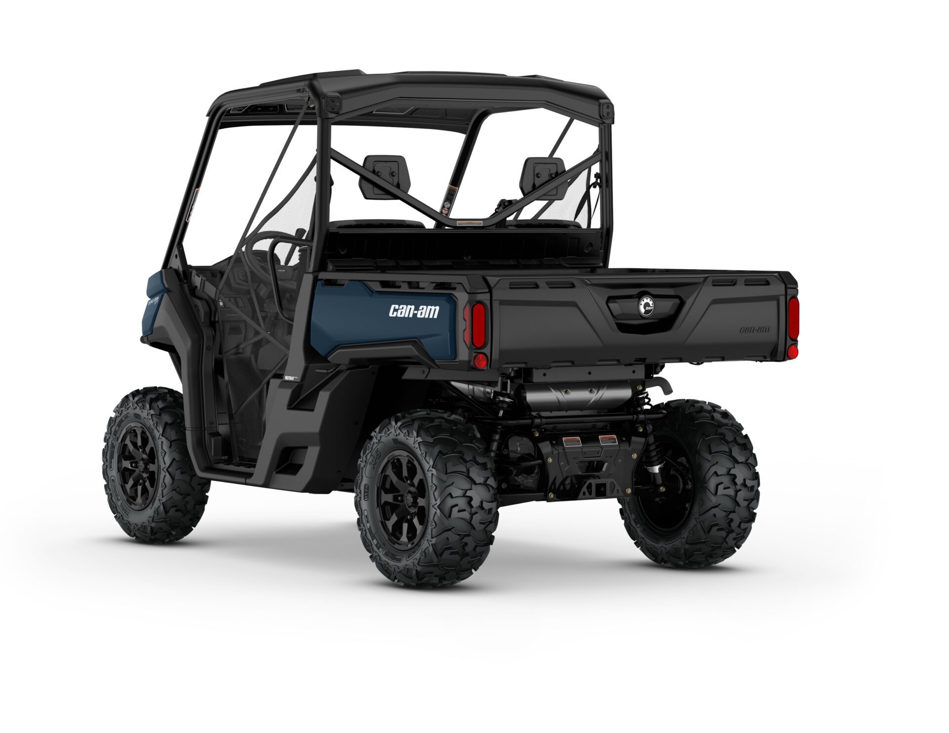 Defender XT HD9 Model Shown from the back side in Dusty Navy.