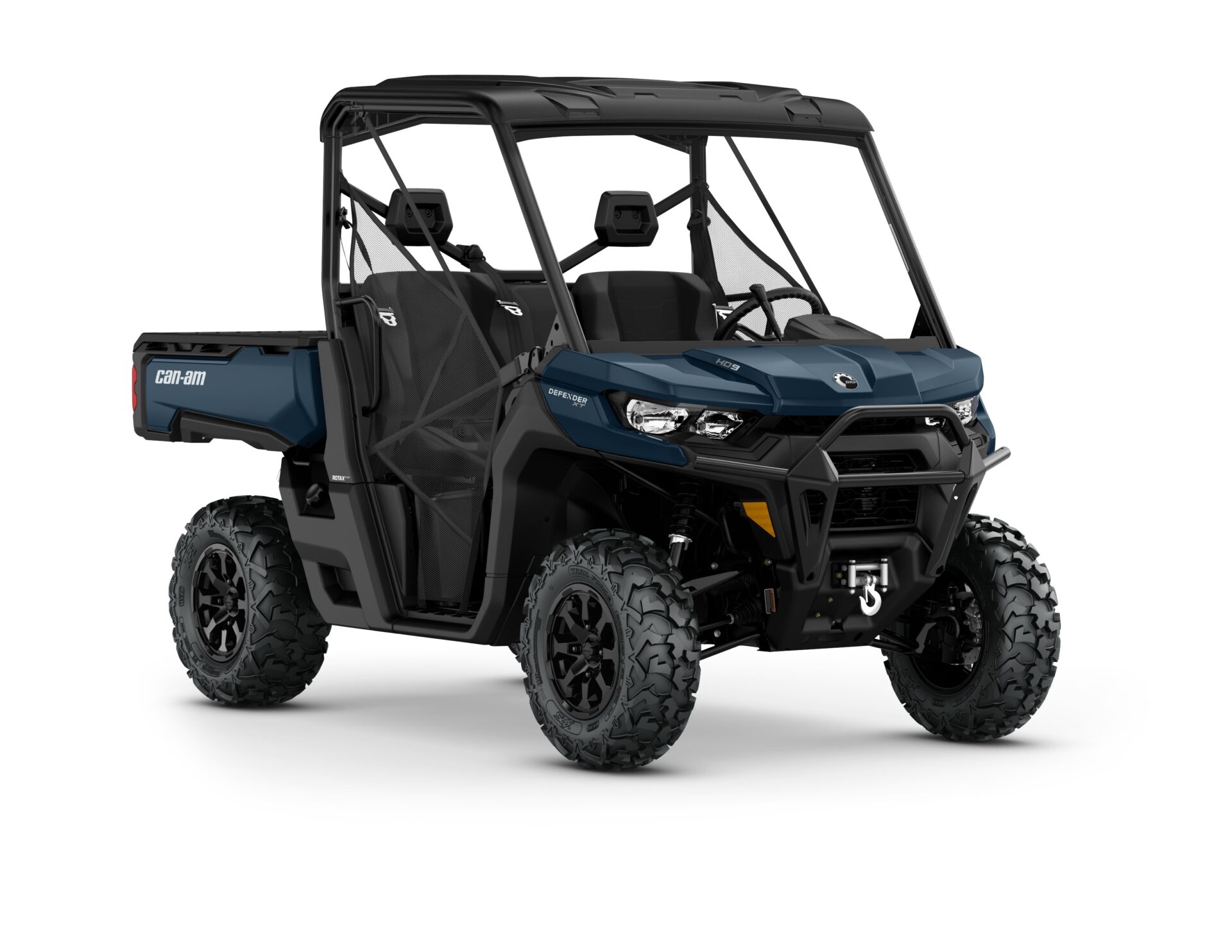 Defender XT HD9 Model Shown from the front side in Dusty Navy.