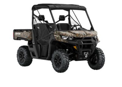 Defender XT HD9 Model Shown from the front side in Wildland Camo.